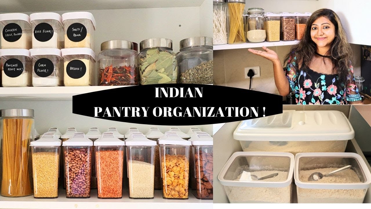 INDIAN SMALL PANTRY ORGANIZATION 2019 | Maximum UTILISATION of a small space | Renter Friendly tips