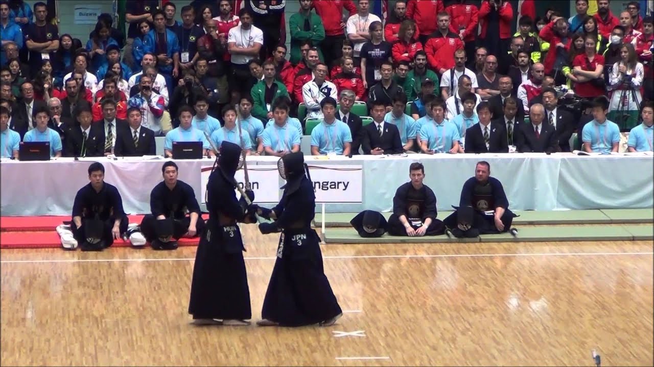 第16回世界剣道  準決勝 日本対ハンガリー Japan vs Hungary [16th wkc]