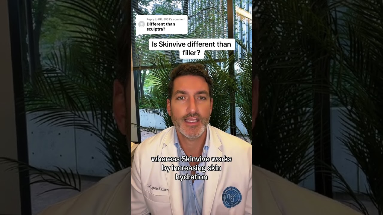 IS SKINVIVE DIFFERENT THAN FILLER?? #shorts