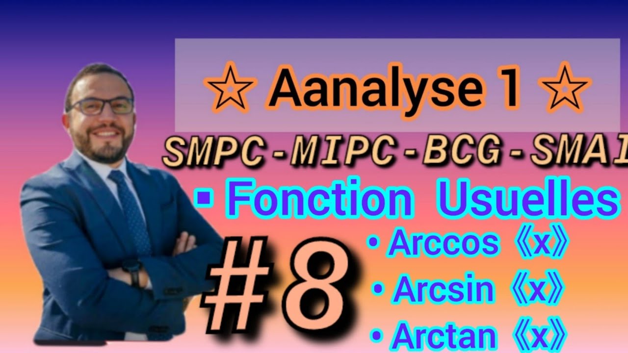 💥 #8 Analyse1🎁🔥 Les Fonction usuelles s1 Revisoin de Cours 👌~Examen générale 🥀