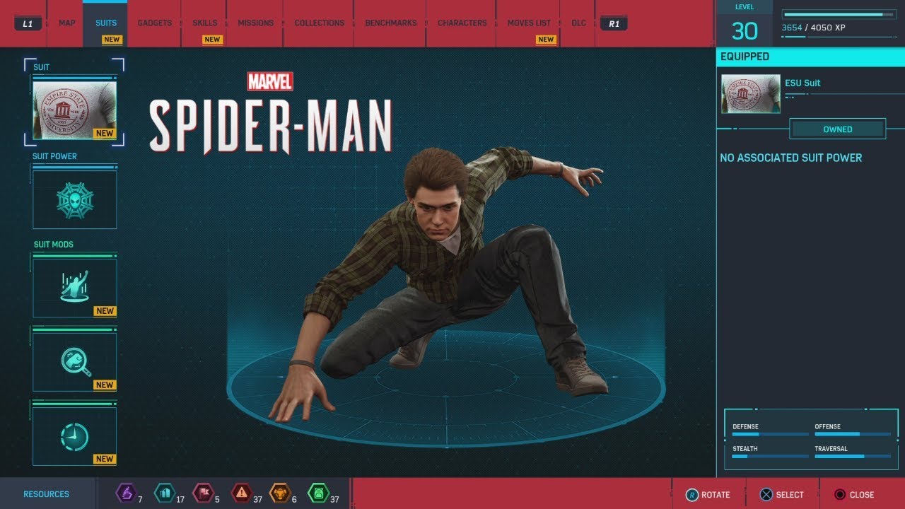 Spider-Man PS4: Peter Parker Suit/Free Roam V2 (Mod) [Web Swinging/Combat]