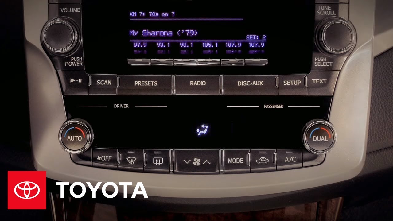 2011-2012 Avalon How-To: Climate Control | Toyota