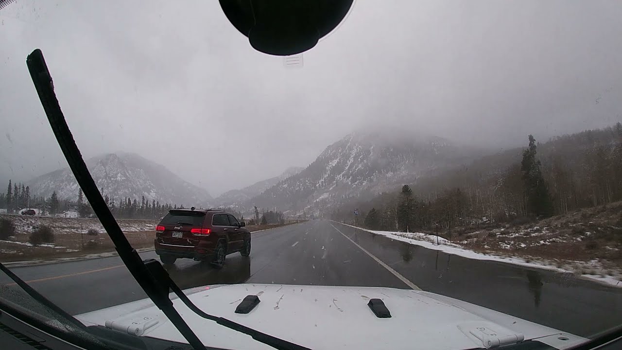 Colorado Rockies Timelapse from Denver Airport to Copper Mountain Dash Cam