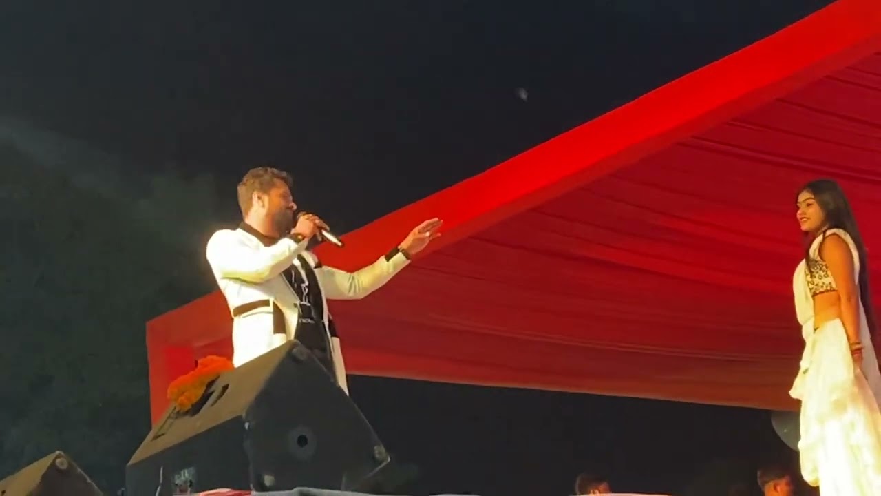 Khesari Lal Yadav and Kajal Raj stage Show / Kajal raj superhit show with khesari lal yadav