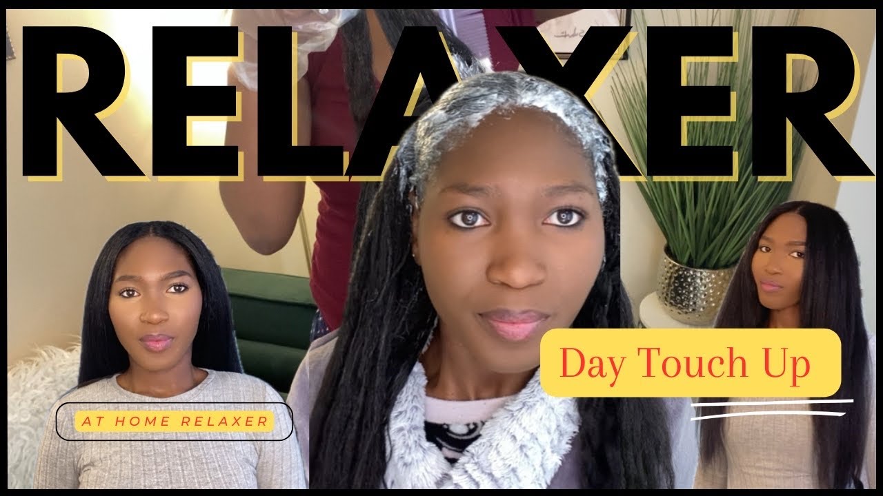 Relaxer TOUCH UP at Home | HOW I RELAXED MY Hair AT HOME | PREP #relaxed #haircare