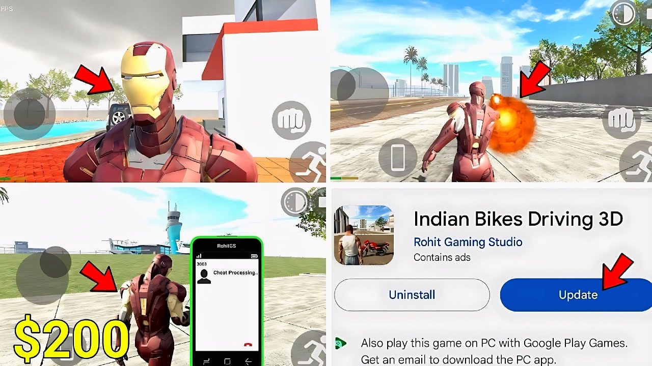 🔴 New City link indian bike driving 3d || indian bike driving 3d new update
