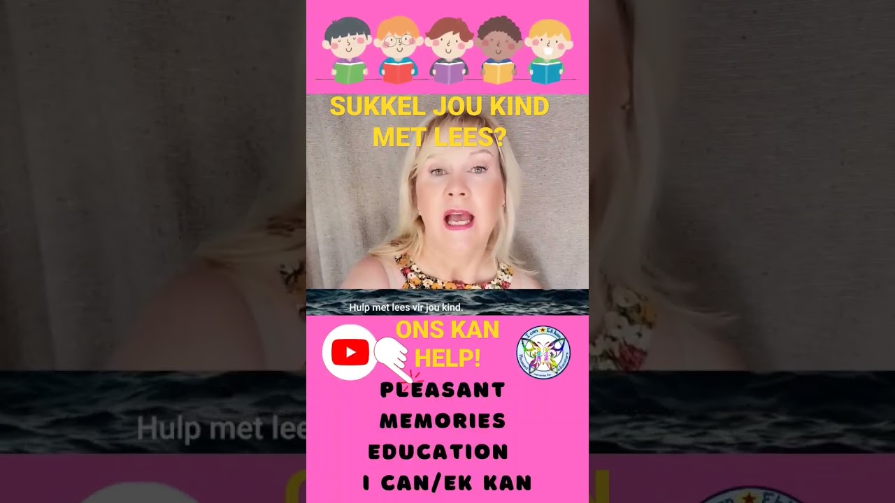 Ons KAN jou kind leer lees 📚 GRATIS Afrikaanse Opvoedkundige video's