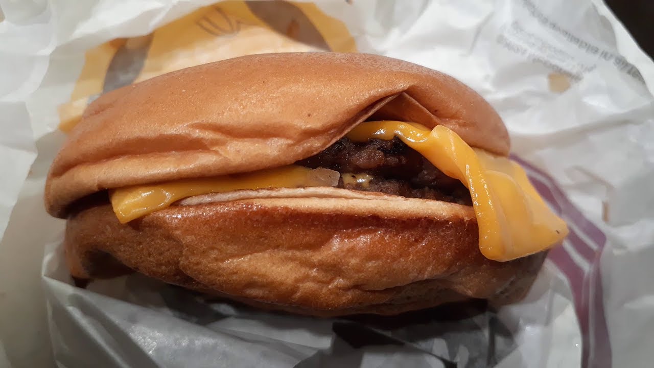 McDonald's Double Cheeseburger, McChicken & Coke