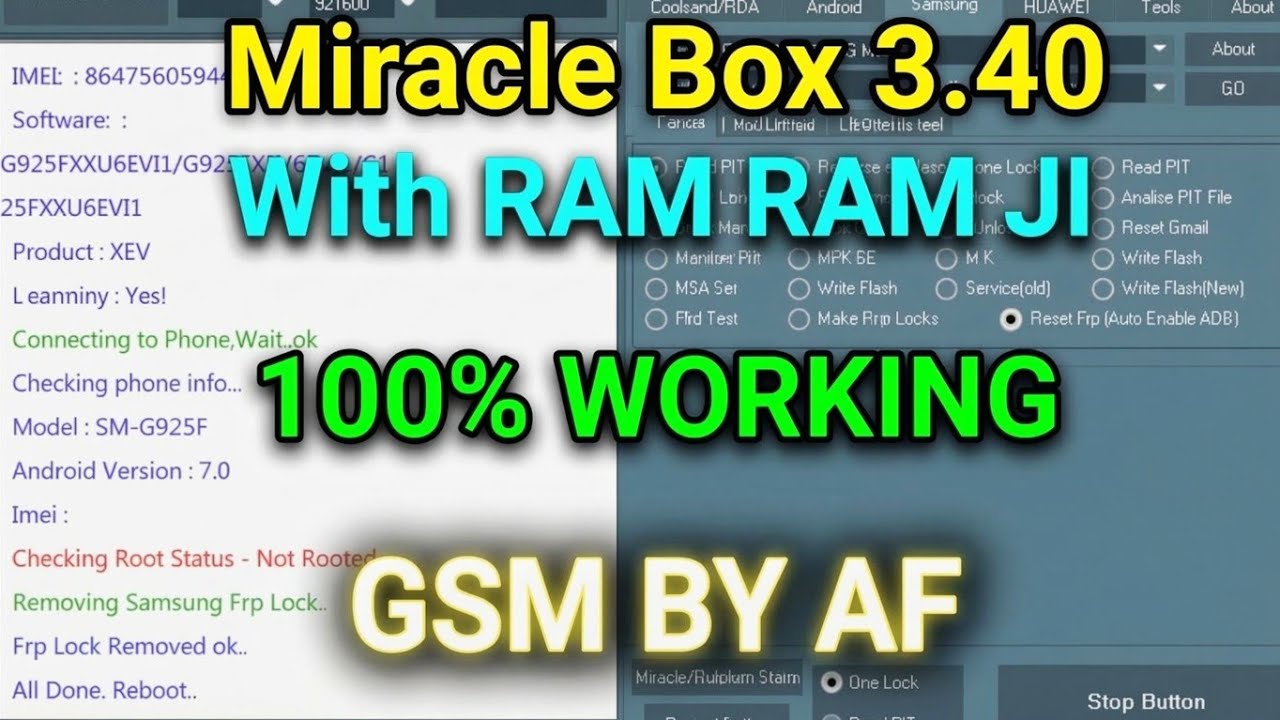 Miracle Box 3.40 With RAM RAM | Latest Setup & Features Guide 2026 | GSM By AF