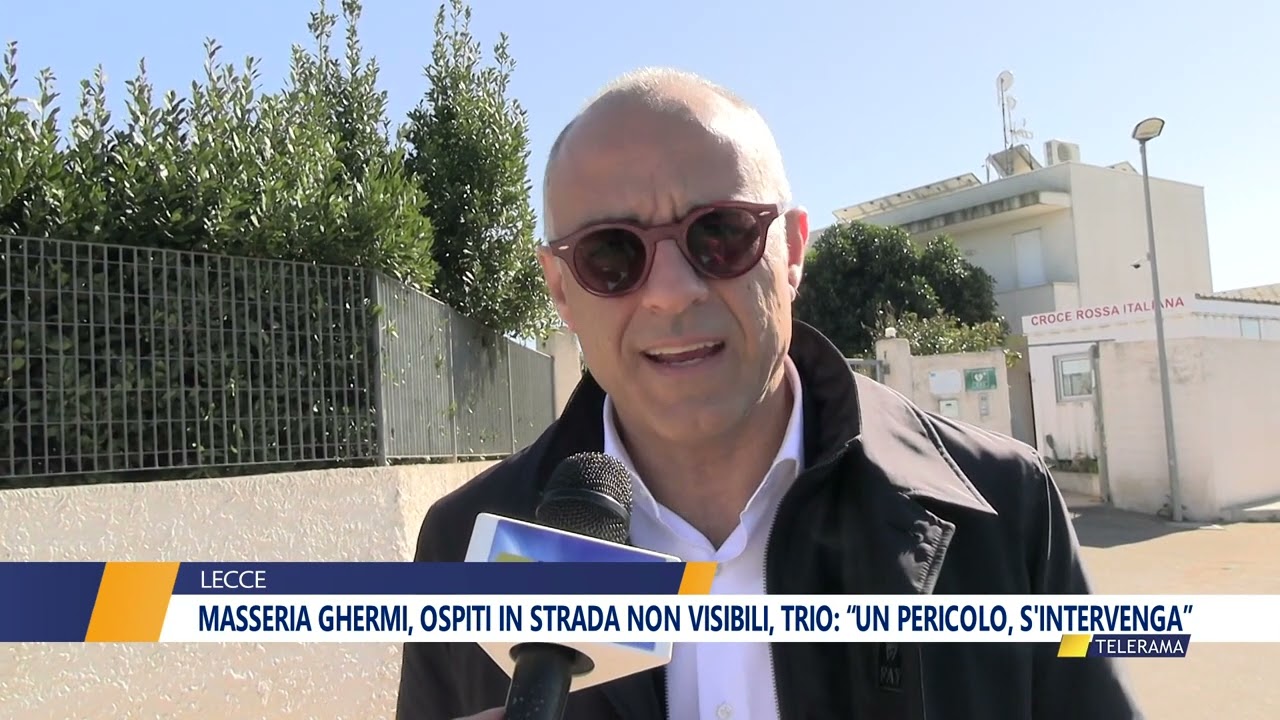 MASSERIA GHERMI, OSPITI IN STRADA NON VISIBILI, TRIO: &ldquo;UN PERICOLO, S'INTERVENGA&rdquo;