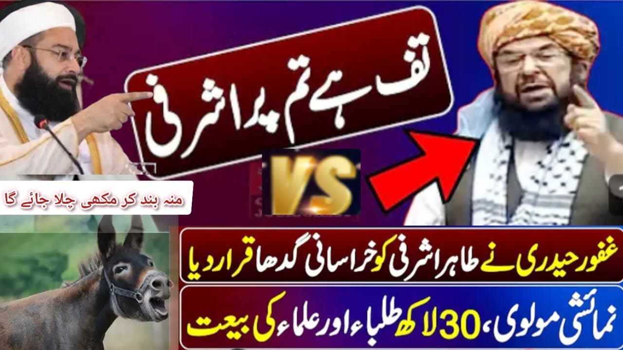 Kharasani Donkey” Remark Sparks Controversy Maulana Abdul Ghafoor Haideri
