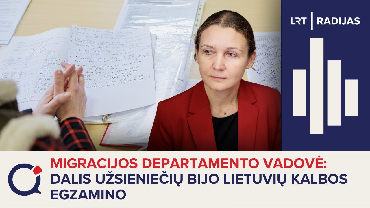 Gudzinskaitė: dalis užsieniečių bijo lietuvių kalbos egzamino