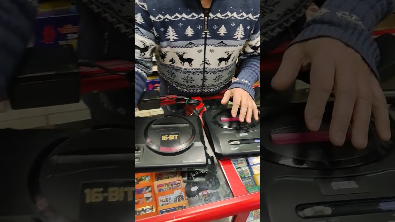 Отличия sega mega drive 1 от mega drive 2. #sega #сега #денди #dendy #megadrive #retrogaming
