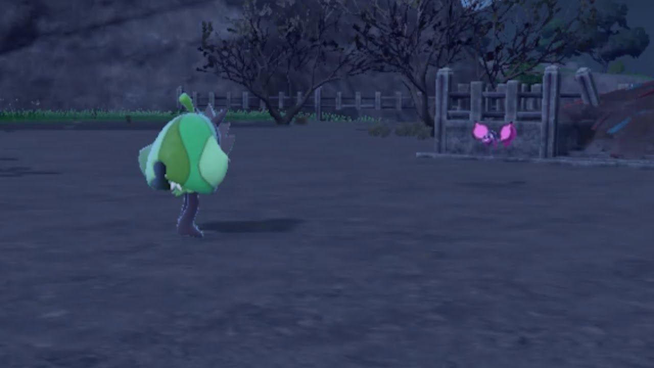 Ogerpon reacts to Pecharunt during battle