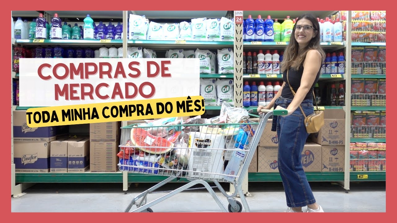 COMPRAS DE MERCADO PARA O MÊS INTEIRO 🛒  | Novembro 2024