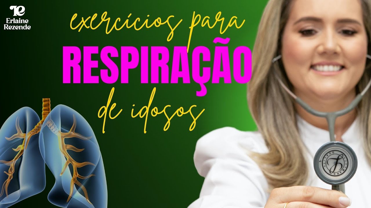 Exercícios para estimular a respiração de idosos e melhorar a musculatura pulmonar