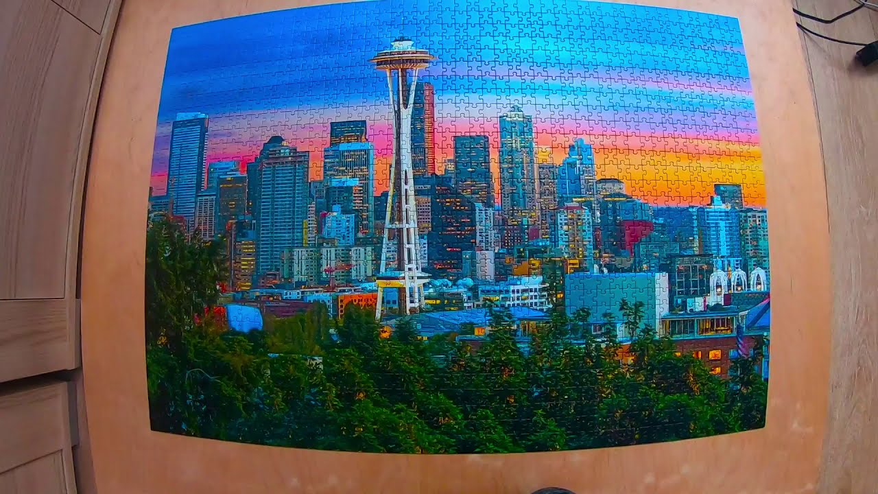 Time Lapse Puzzle Trefl Space Needle Seattle USA 1500