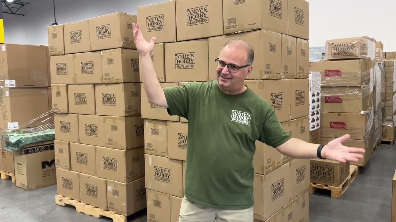 A Look Inside the New Andy's HHQ Plastic Model Warehouse