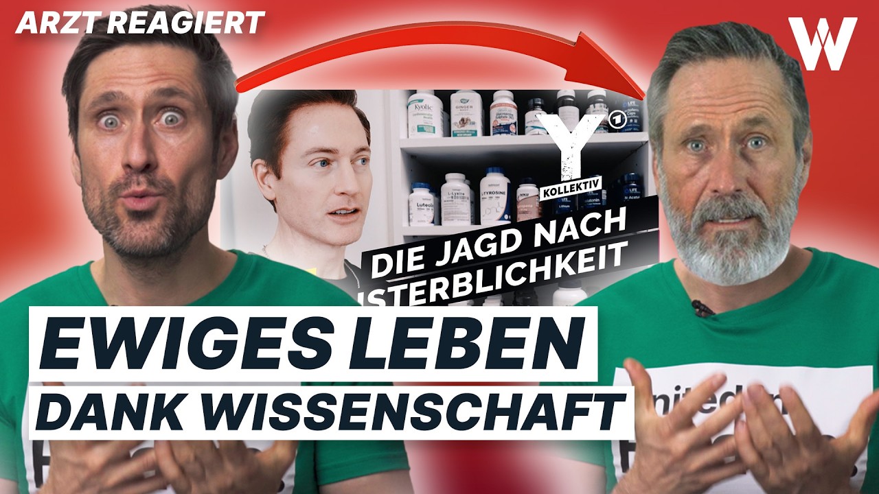 Forever Young: Länger leben durch Supplements & Biohacking? Arzt reagiert auf Y-Kollektiv