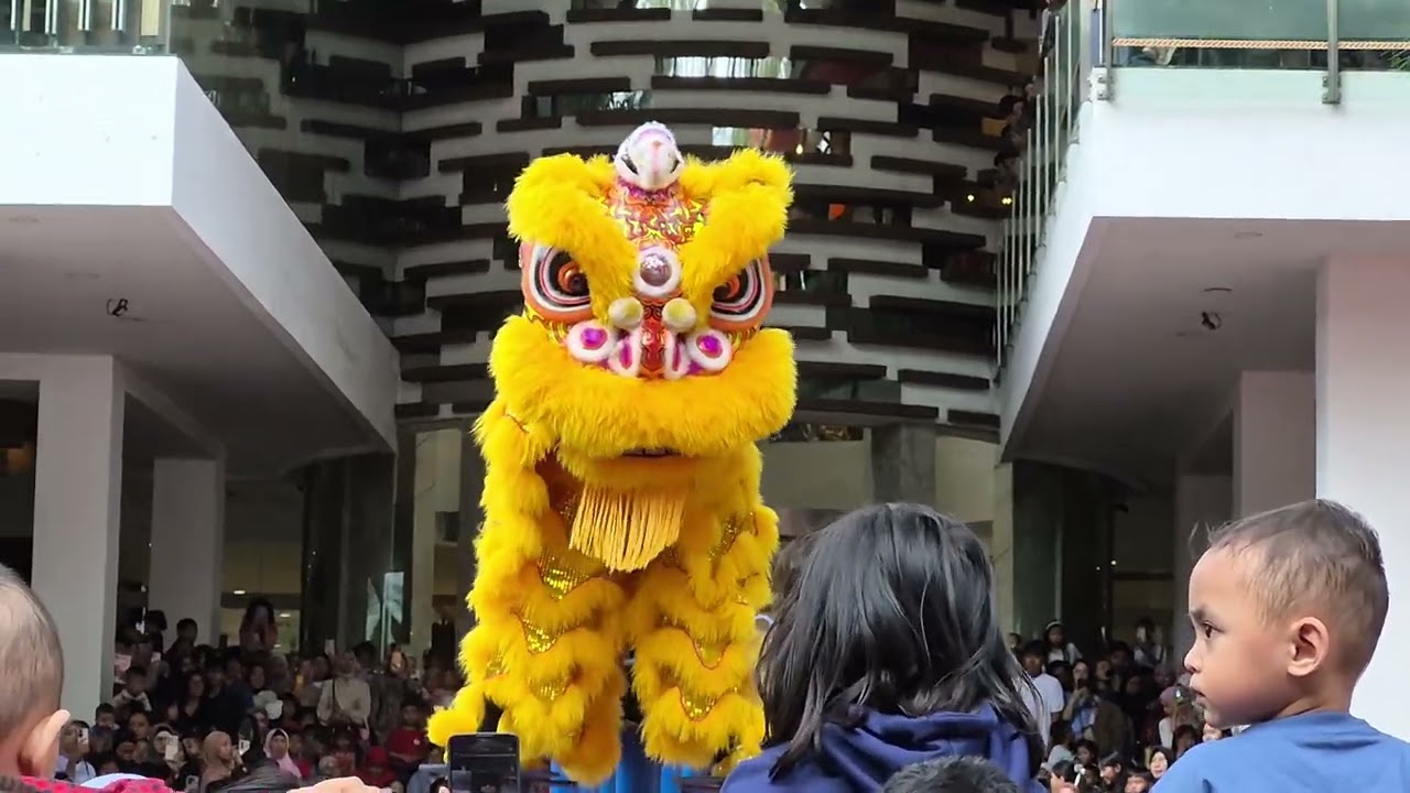 Nonton Barongsai di Mall Bandung @Ciwalk SERUU sampai desak2an 😲