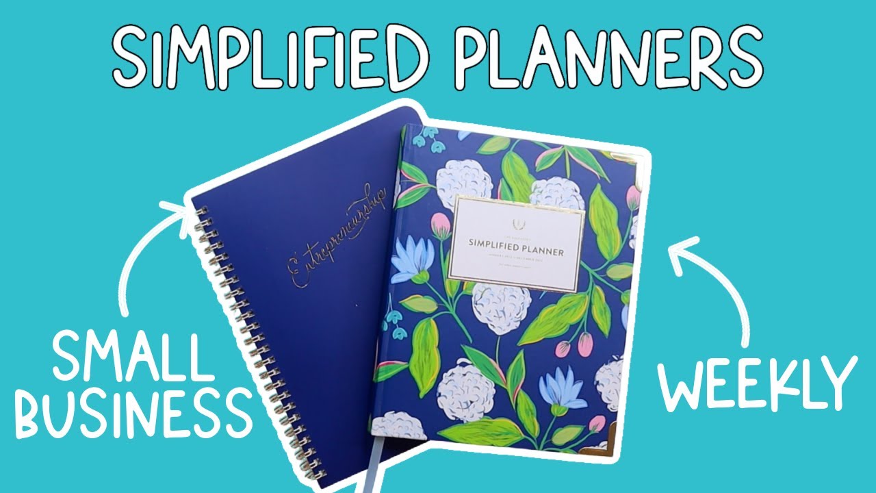 Simplified Planner Review | Weekly + Entrepreneur Notebook