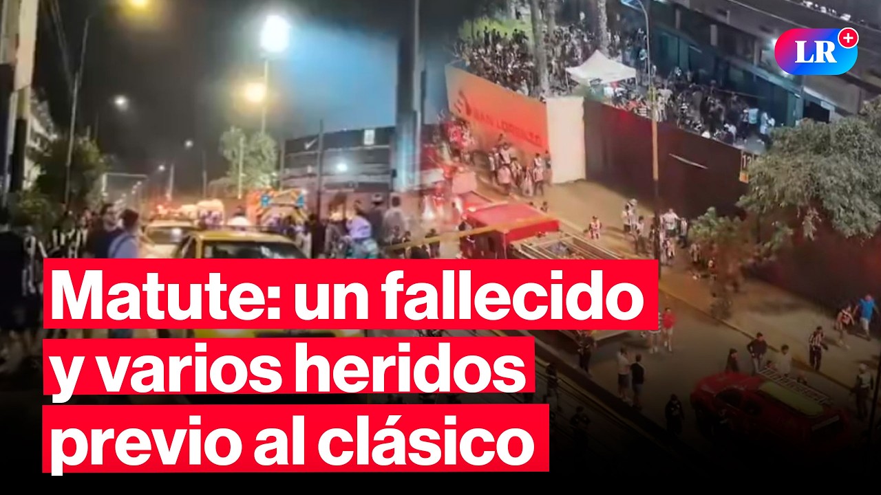 🔴 Tragedia en Matute: un fallecido y varios heridos previo al cl&aacute;sico l #EnVivoLR