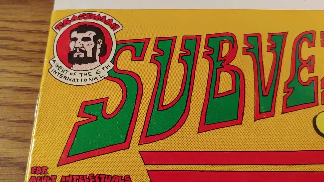 EP 126 Subvert Comics 3: Trashman by Spain Rodriquez 1976 Underground Comix.