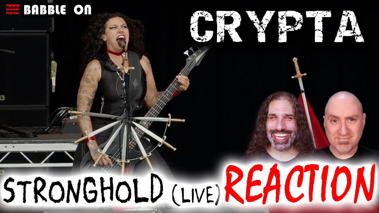 CRYPTA - STRONGHOLD (Live) Reaction by Indie Filmmakers (Brazilian Death Metal) Fernanda Lira 🔥🤘🔥🤘🔥