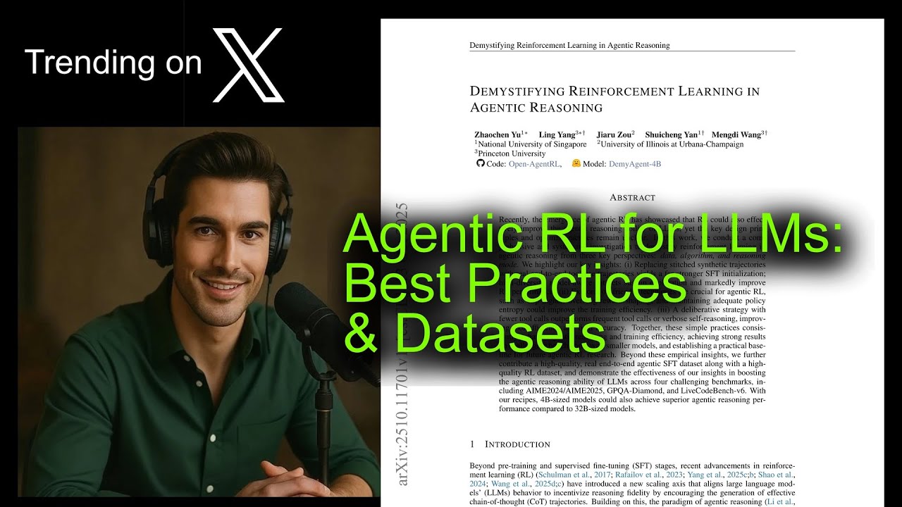 Agentic RL for LLMs: Best Practices & Datasets