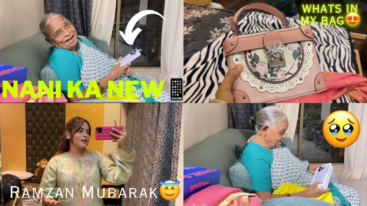 Gifted Nani A Brand New Phone😍| Ramzan Mubarak 🌙| Shifa Memon #ramzanmubarak #bekind