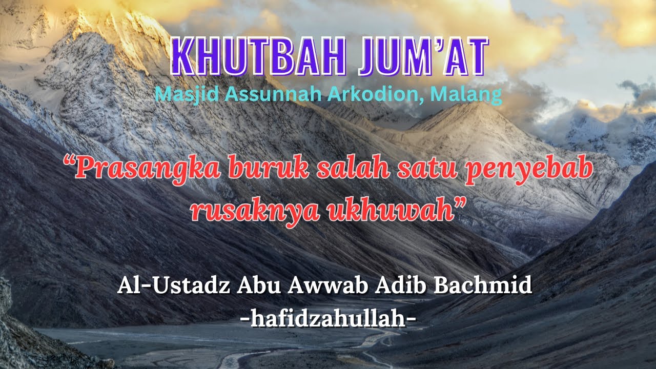 Hati-hati! Inilah Penyakit Tersembunyi yang Menghancurkan Persaudaraan | Ustadz Adib Bahmed