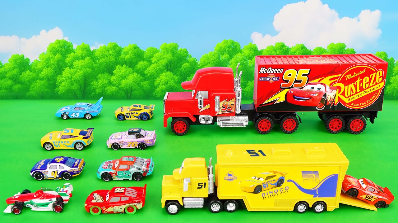 Disney Pixar Cars Unboxing Review | Lightning McQueen, Mack, Doc Hudson, Chick Hicks, Snot Rod
