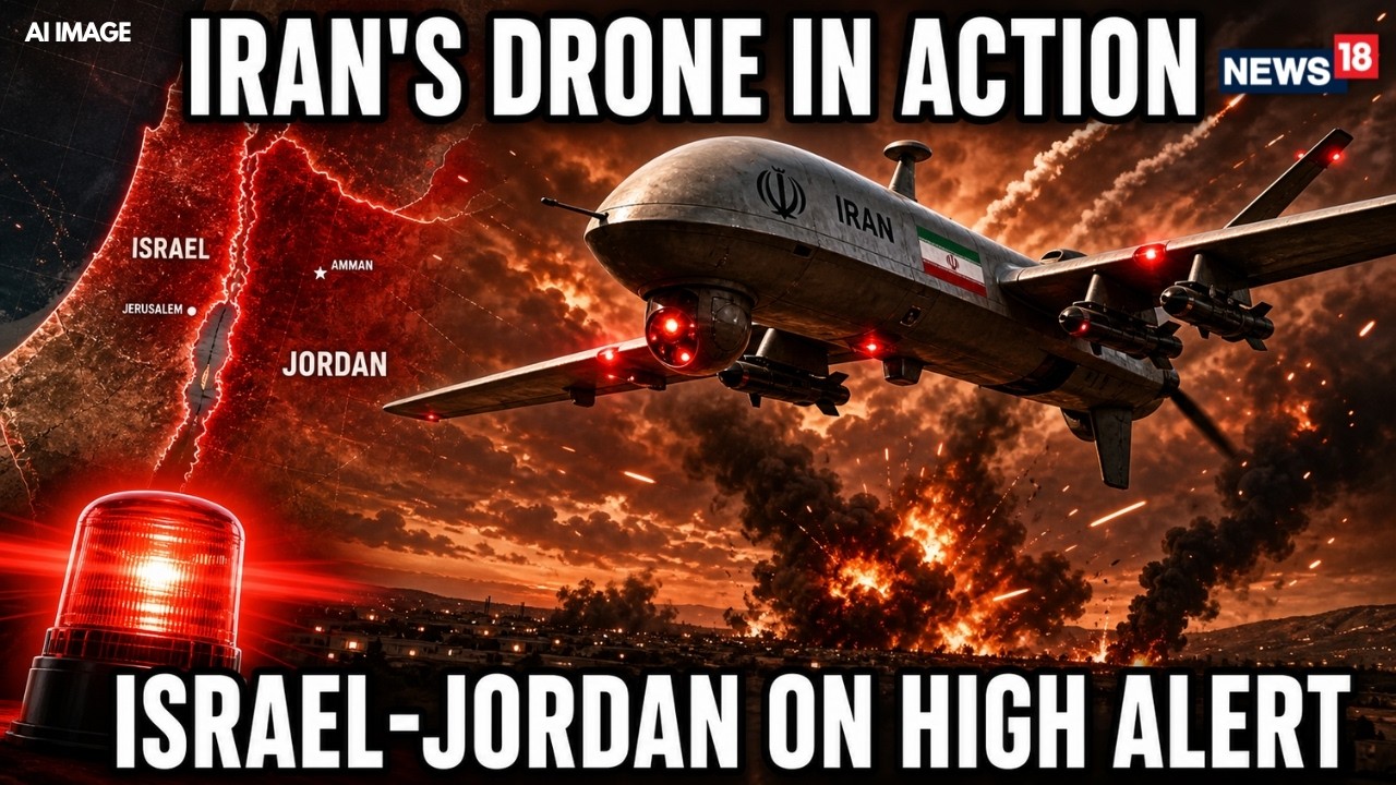 LIVE: Iran-Linked Drone Threat? Jordan Shoots Down UAV | Israel Strengthens Border Security | N18G