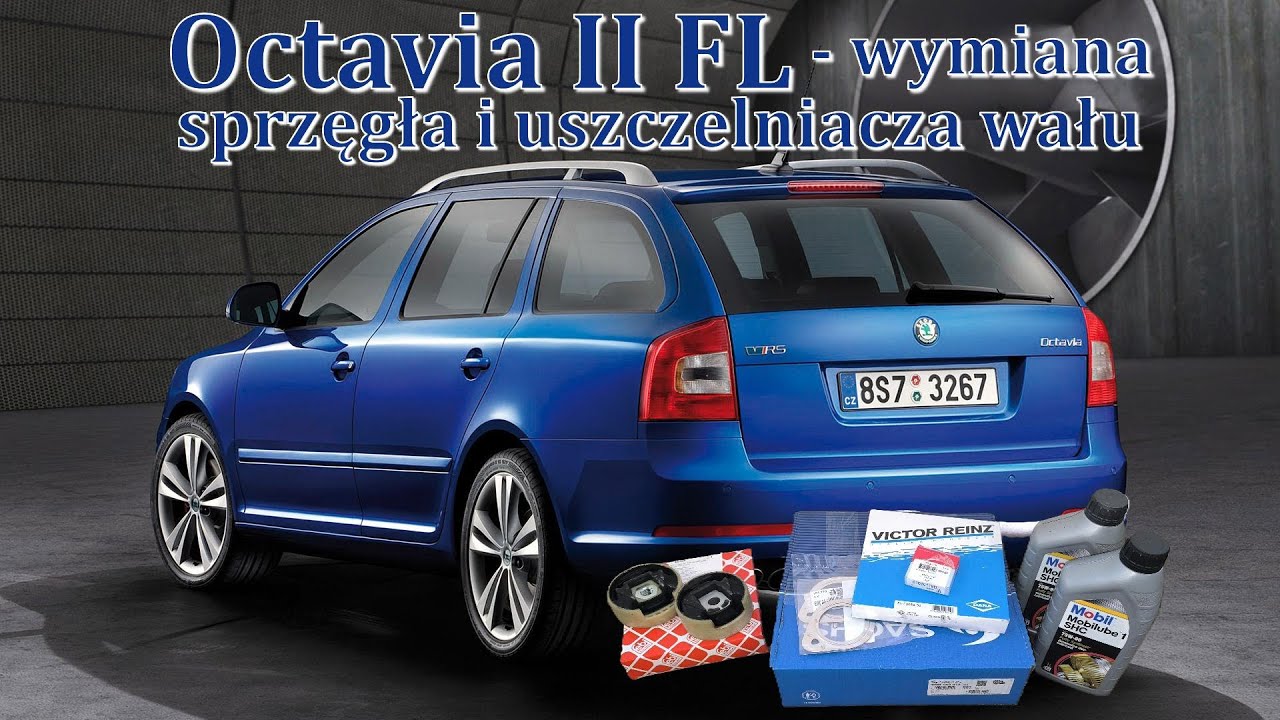 Skoda Octavia II FL 1.4 TSI - wymiana sprzęgła, uszczelniacza wału po 200 TYS. KM !!!