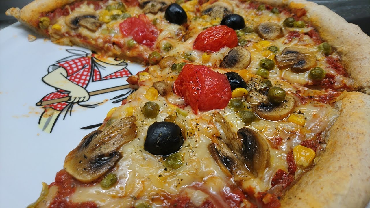 MamaVeganka: Integralna pizza (bez kvasca)