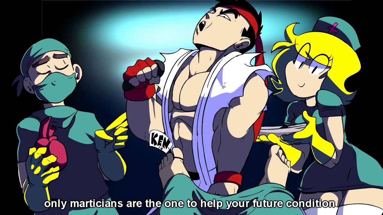 StarBomb Ryu vs Ken Rap battle ||  ENG LYRICS
