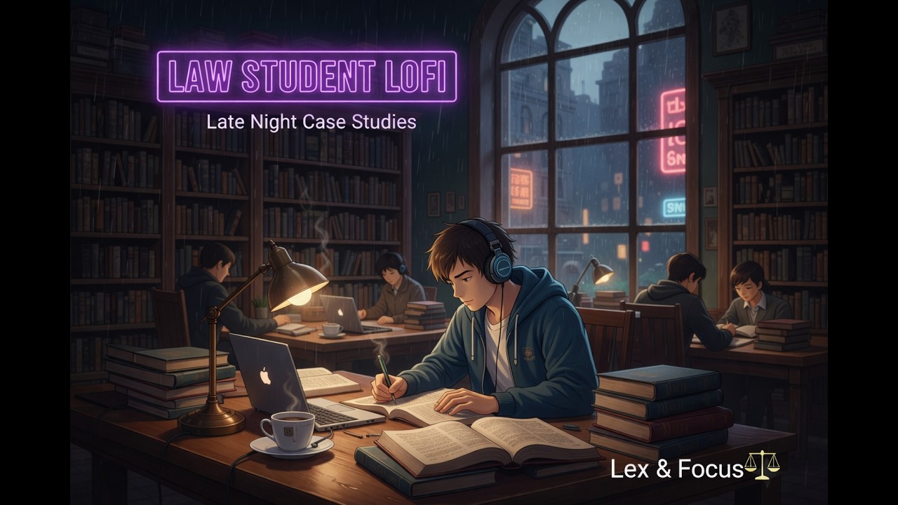 Lofi for Law Students ⚖️ Deep Focus & Legal Case Analysis [1 Hour Study Mix]