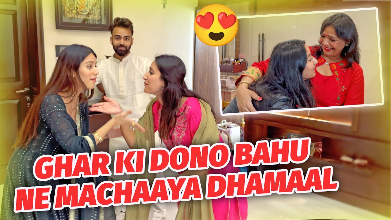 Ghar mai machaya DHAMAAL♥️|| Navraatro Ki Tayaari😍||