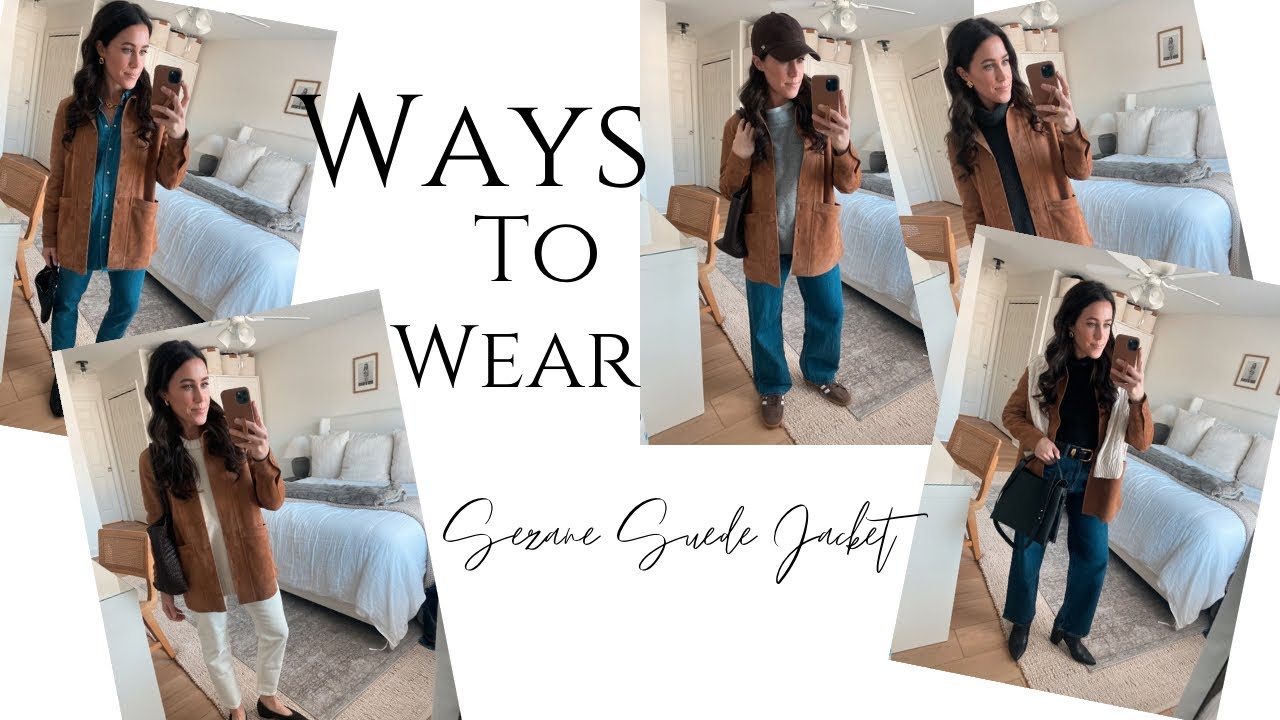 Ways To Wear ~ Sezane Suede Will Jacket