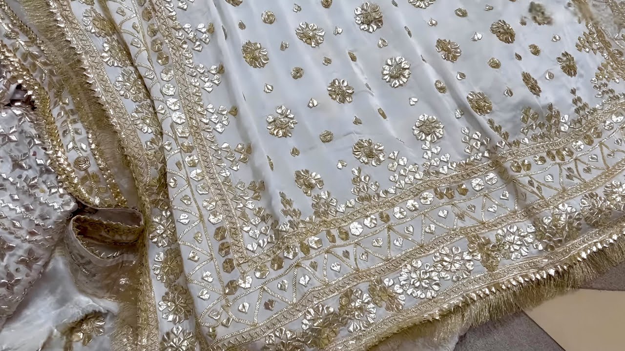 Original Pakistani handwork suit | Wedding collection | Gotta special | Qureshiya with gotta