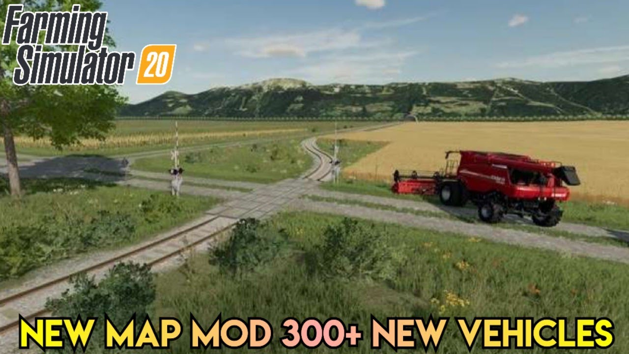 FS 20 New Map Mod with 300+ new vehicles mod