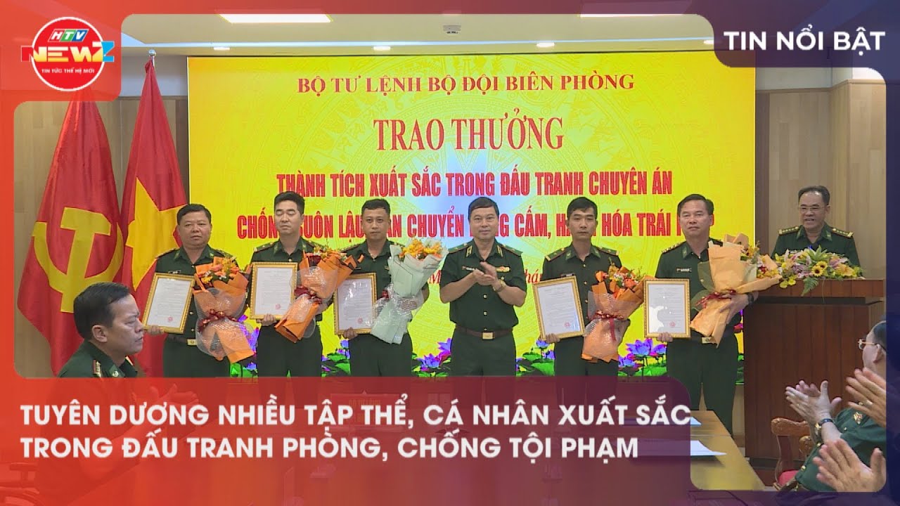TUYÊN DƯƠNG NHIỀU TẬP THỂ, CÁ NHÂN XUẤT SẮC TRONG ĐẤU TRANH PHÒNG, CHỐNG TỘI PHẠM