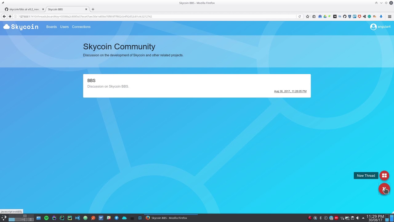 Skycoin BBS Showcase 4