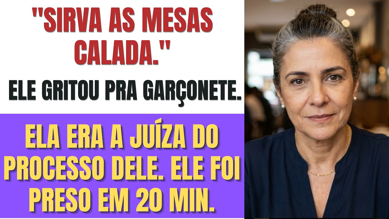 O Magnata humilhou meu trabalho de 15 anos. Mostrei que sou Juíza e o prendi. O prejuízo? 3 Milhões.