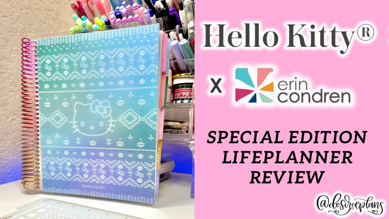 NEW! HELLO KITTY SPECIAL EDITION PLANNER | 2025 | ERIN CONDREN