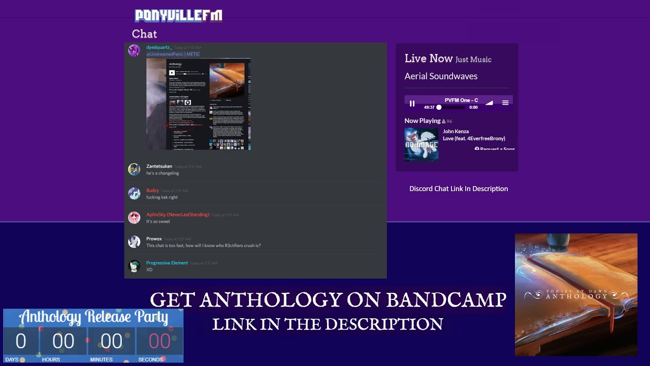 Anthology Release Party Stream