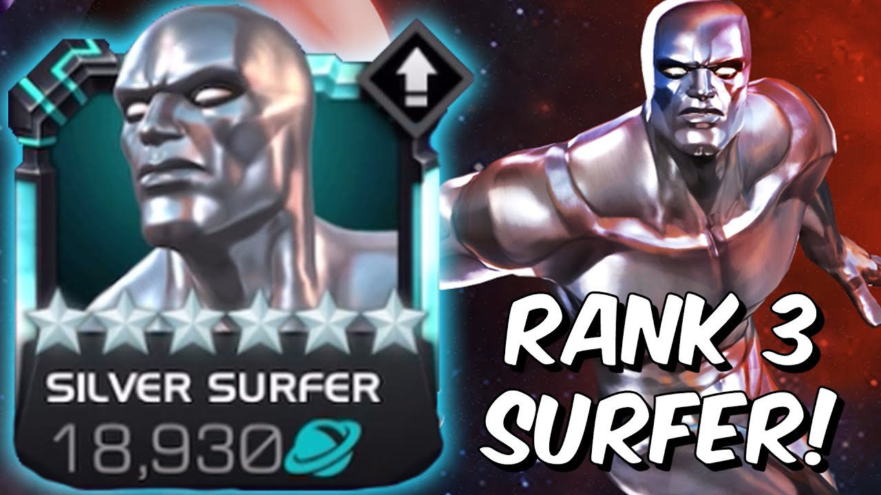 6 Star Rank 3 Silver Surfer Rank Up & Gameplay! - Endgame Showcase - Marvel Contest of Champions