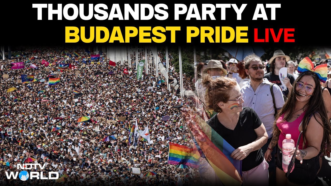 Budapest Pride March LIVE | Hungary Pride Parade LIVE | Thousands party at Budapest Pride March