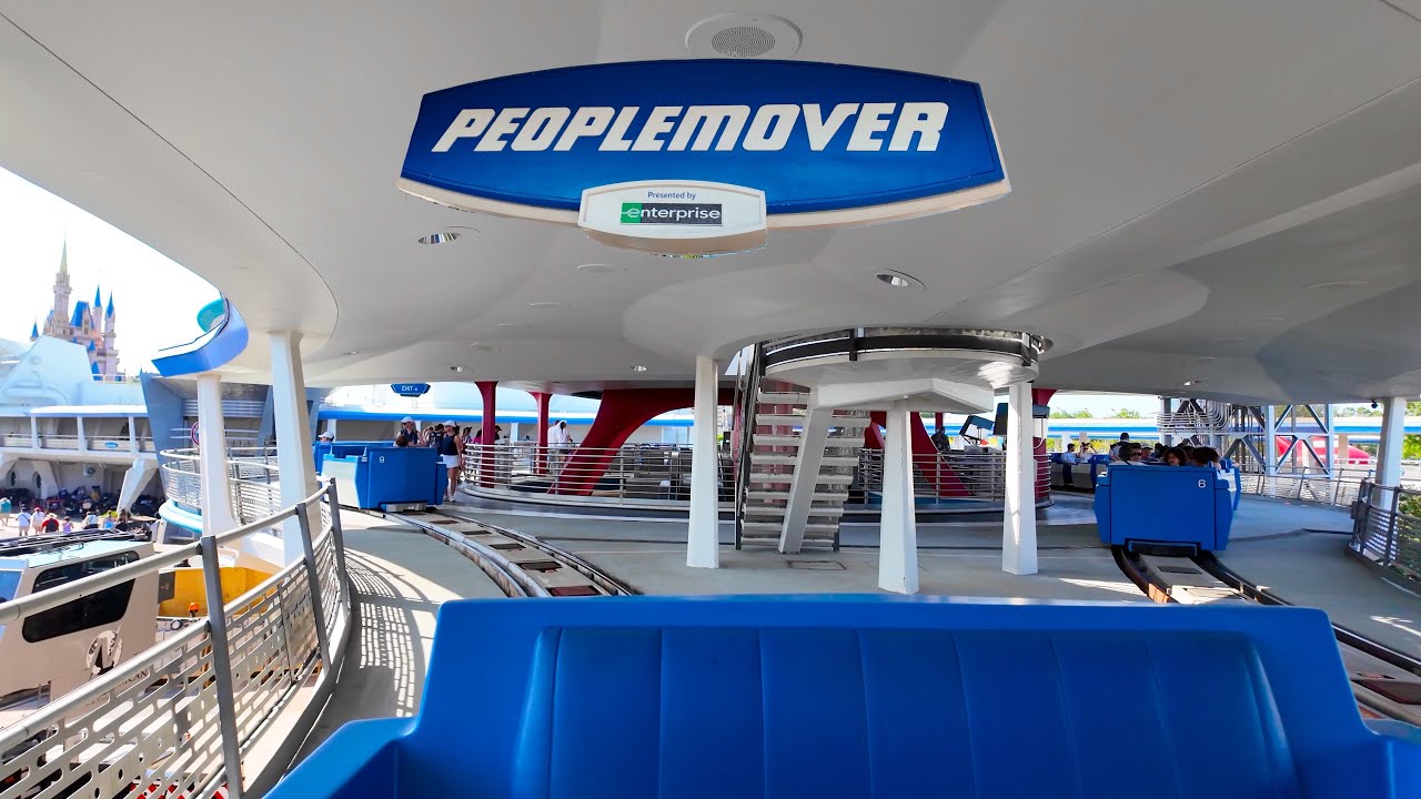 The PeopleMover | Disney World - Magic Kingdom [4KPOV]