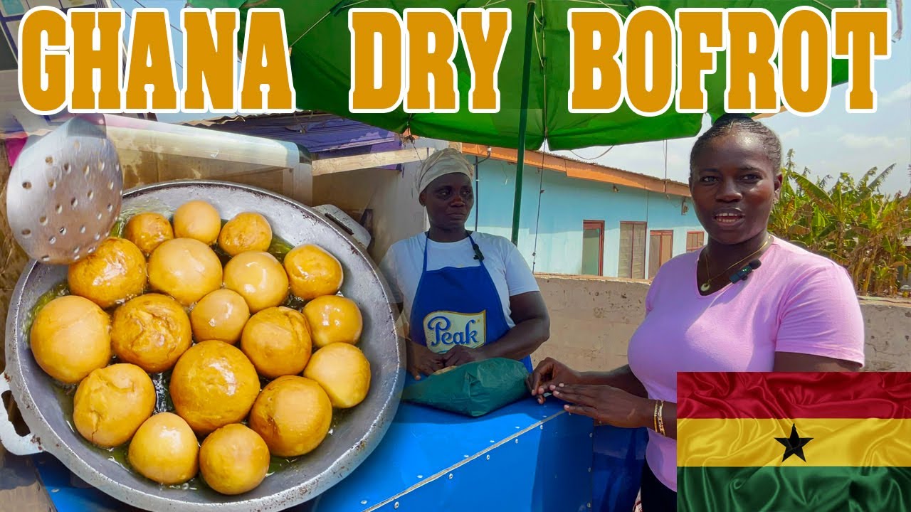 Frying Authentic Dry Bofrot in Ghana | Toogbei #food #diyideas #diy   #Bofrot #puffpuffrecipe #GHSFR
